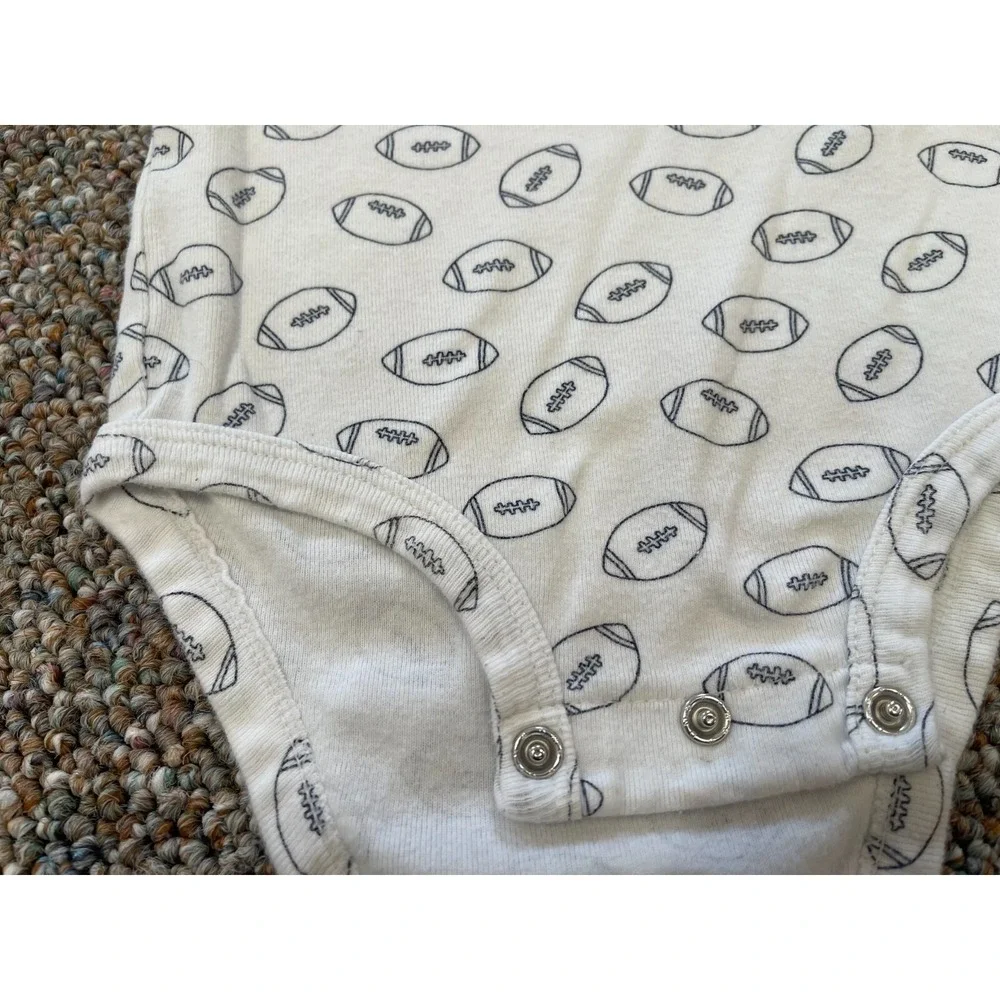 Carter's Boys Football Patterned Bodysuit 9M